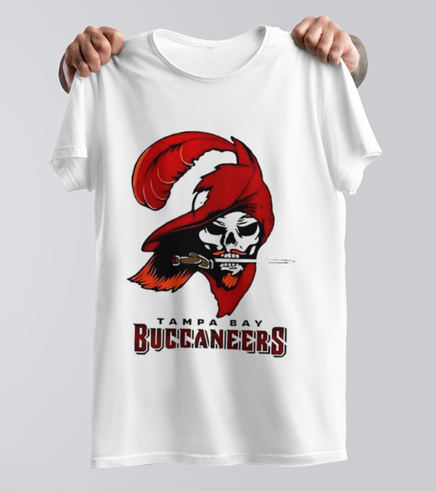 Rueben Bain Jr Tampa Bay Buccaneers 2026 Fire The Cannons Football Skeleton Pirate Flag T-Shirt