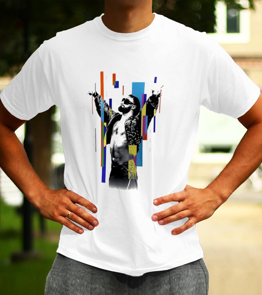 Seth Rollins Revolutionary Visionary WWE Iconic Pose T-Shirt