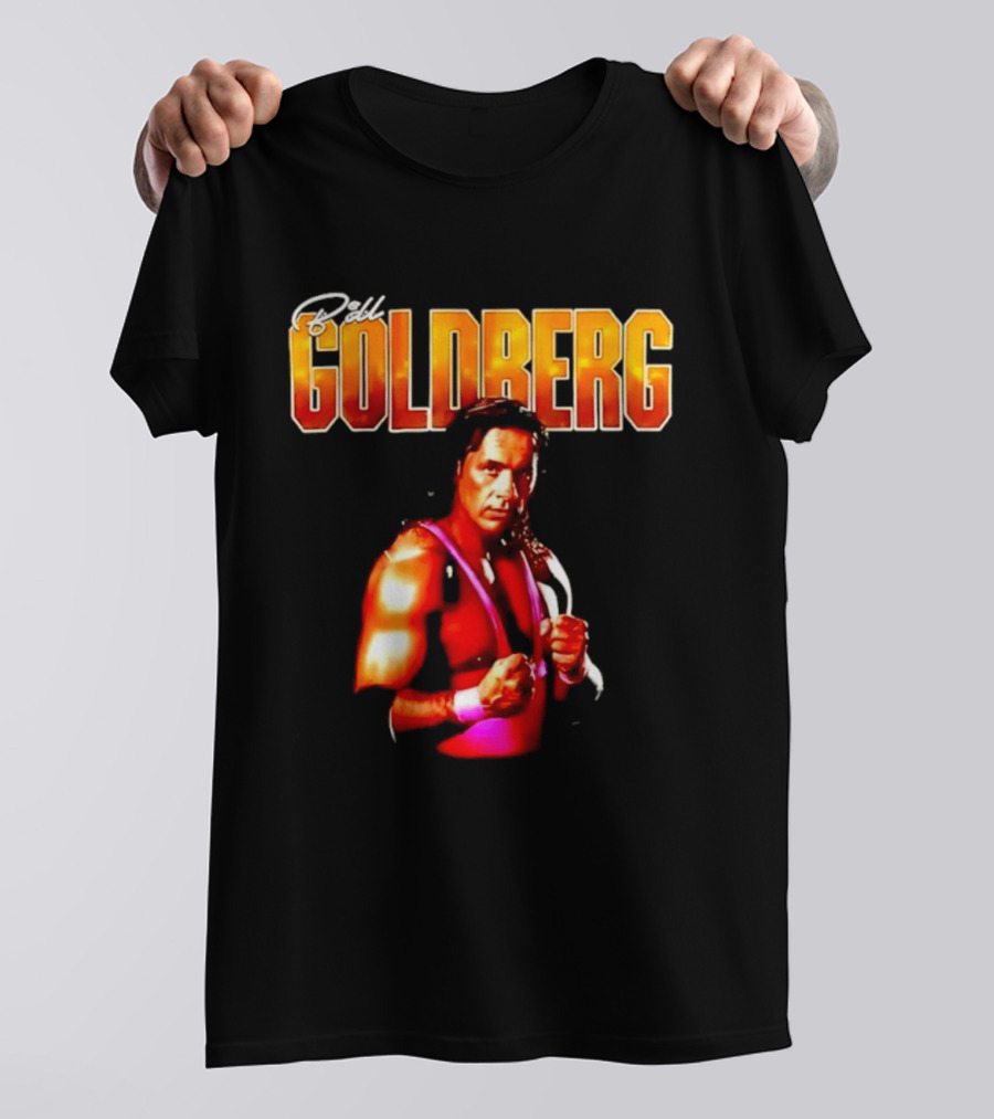 Bill Goldberg Bret Hart Portrait Wrestling Legends T-Shirt