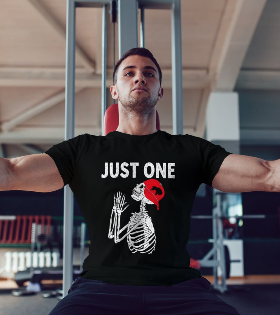 Buffalo Bills Just One Skeleton In Red Cap T-Shirt