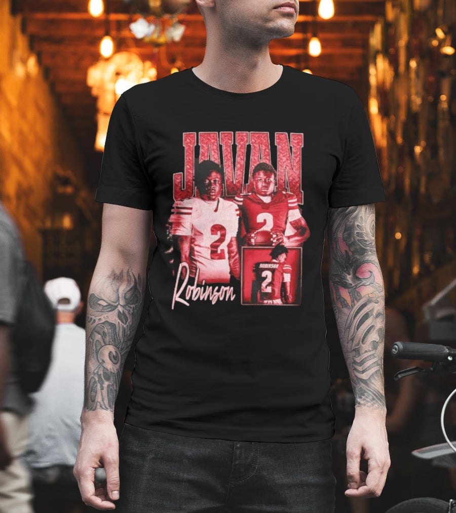Javan Robinson Florida State Seminoles Football Number 2 T-Shirt