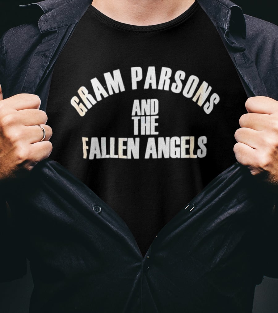 Gram Parsons And The Fallen Angels Country Rock Band T-Shirt