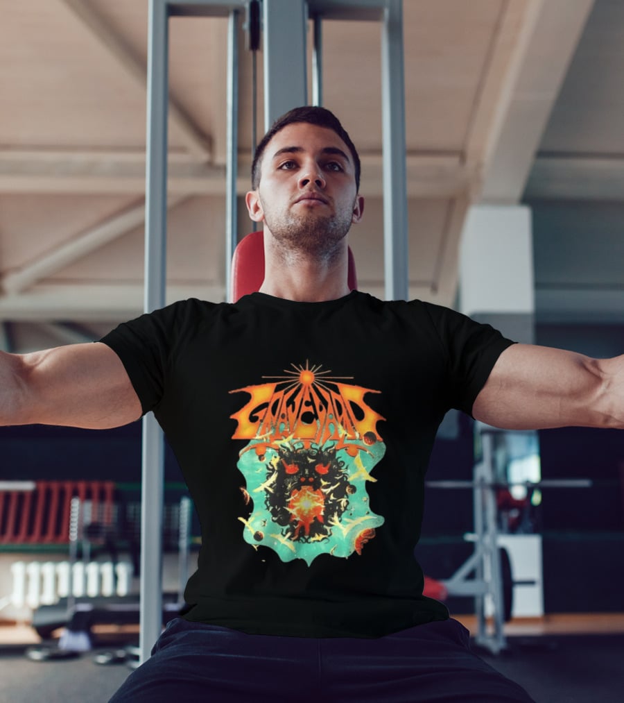 Graveyard Cosmic Energy Explosion With Surreal T-Shirt