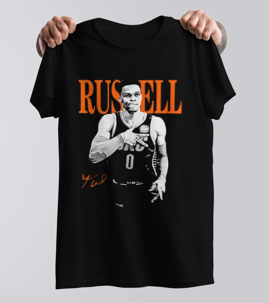 Russell Westbrook Oklahoma City Thunder 0 Basketball Fan T-Shirt