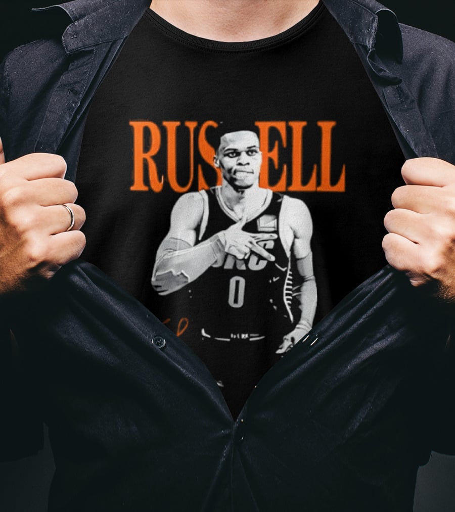 Russell Westbrook Oklahoma City Thunder 0 Basketball Fan T-Shirt