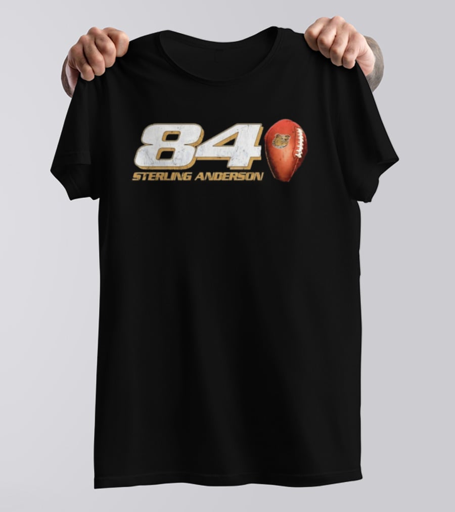 Sterling Anderson 84 Georgia Bulldogs Football T-Shirt
