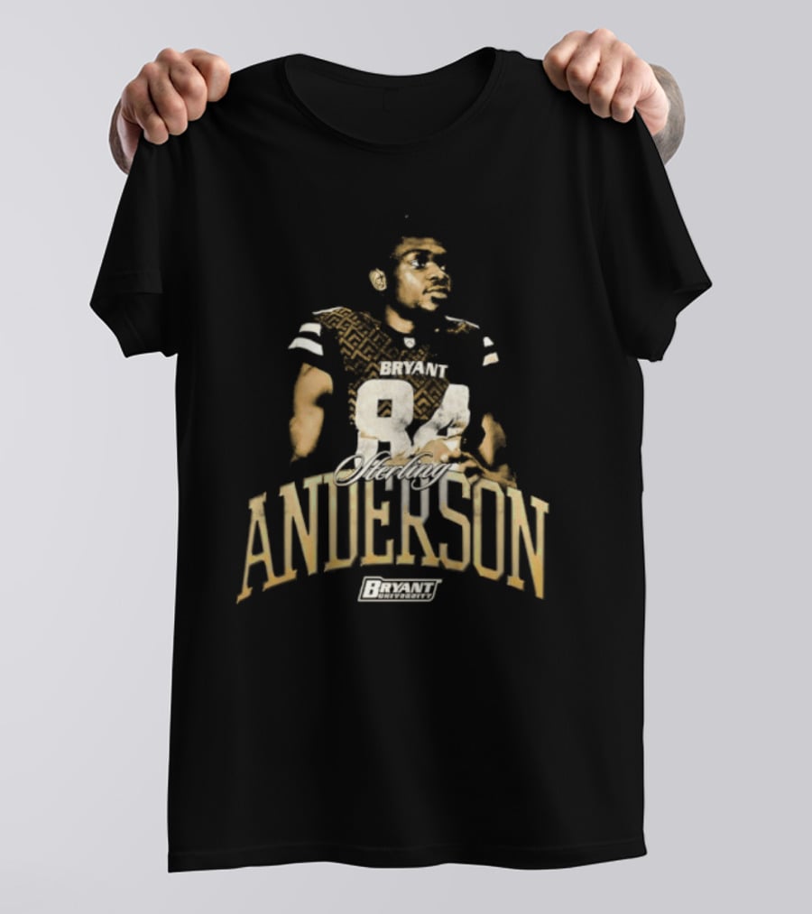Bryant University Bulldogs Sterling Anderson 84 Player T-Shirt