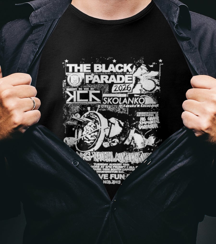 The Black Parade 2026 Briraag National Auxiliary Bayad Presented By Skolanko T-Shirt