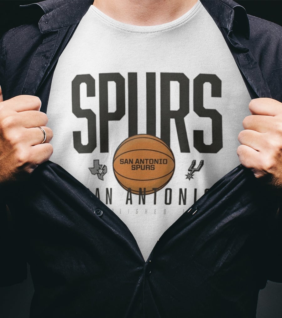 San Antonio Spurs Established 1973 Basketball Texas T-Shirt