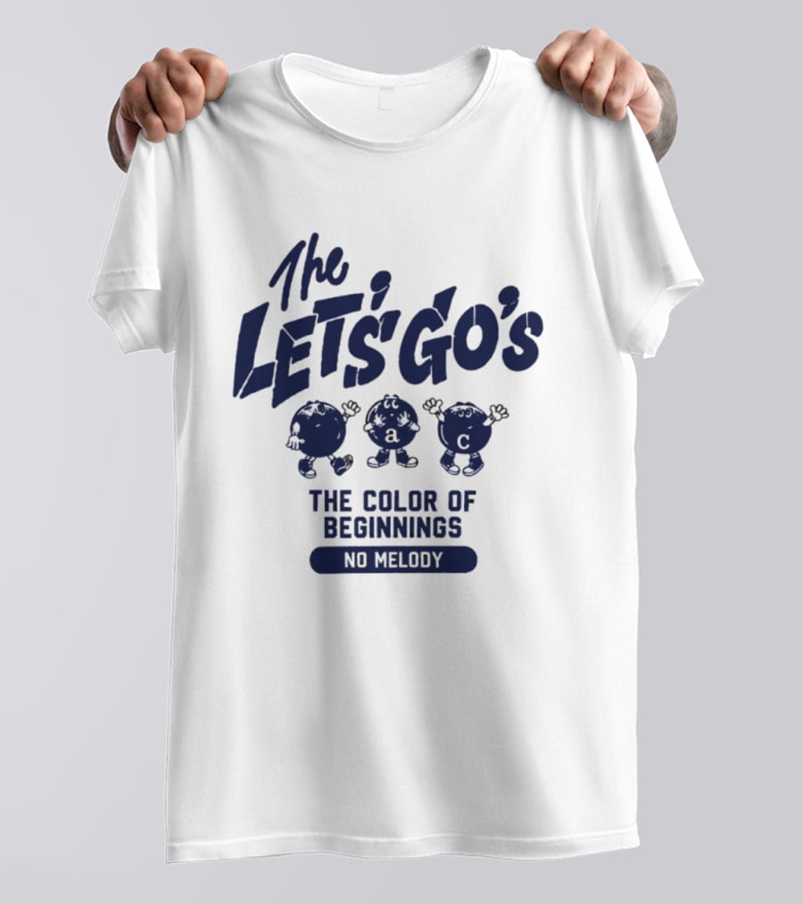 The Let's Go's The Color Of Beginnings No Melody Music T-Shirt