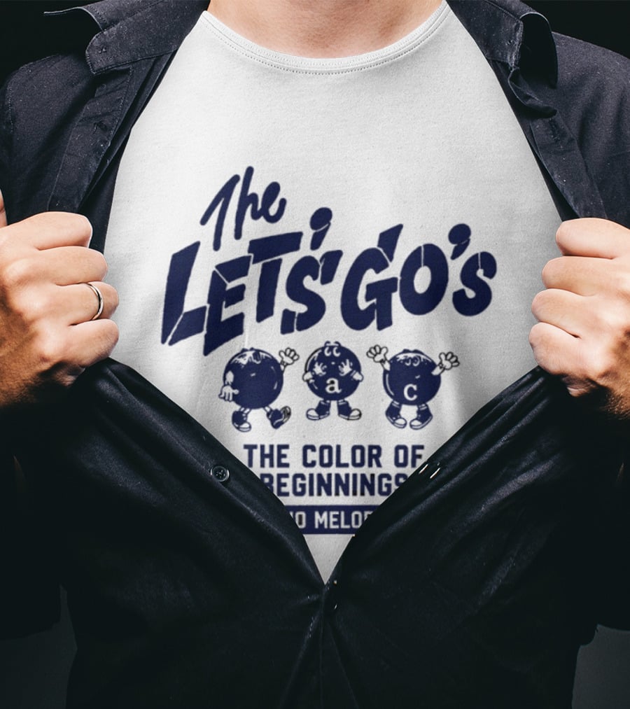 The Let's Go's The Color Of Beginnings No Melody Music T-Shirt