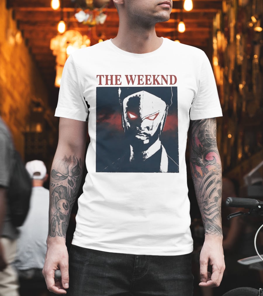 The Weeknd Suda51 Mask Concept Art London August 2026 T-Shirt