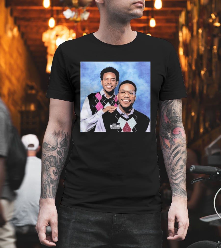 Anderson Paak Cordae Step Brothers Parody Album Cover T-Shirt