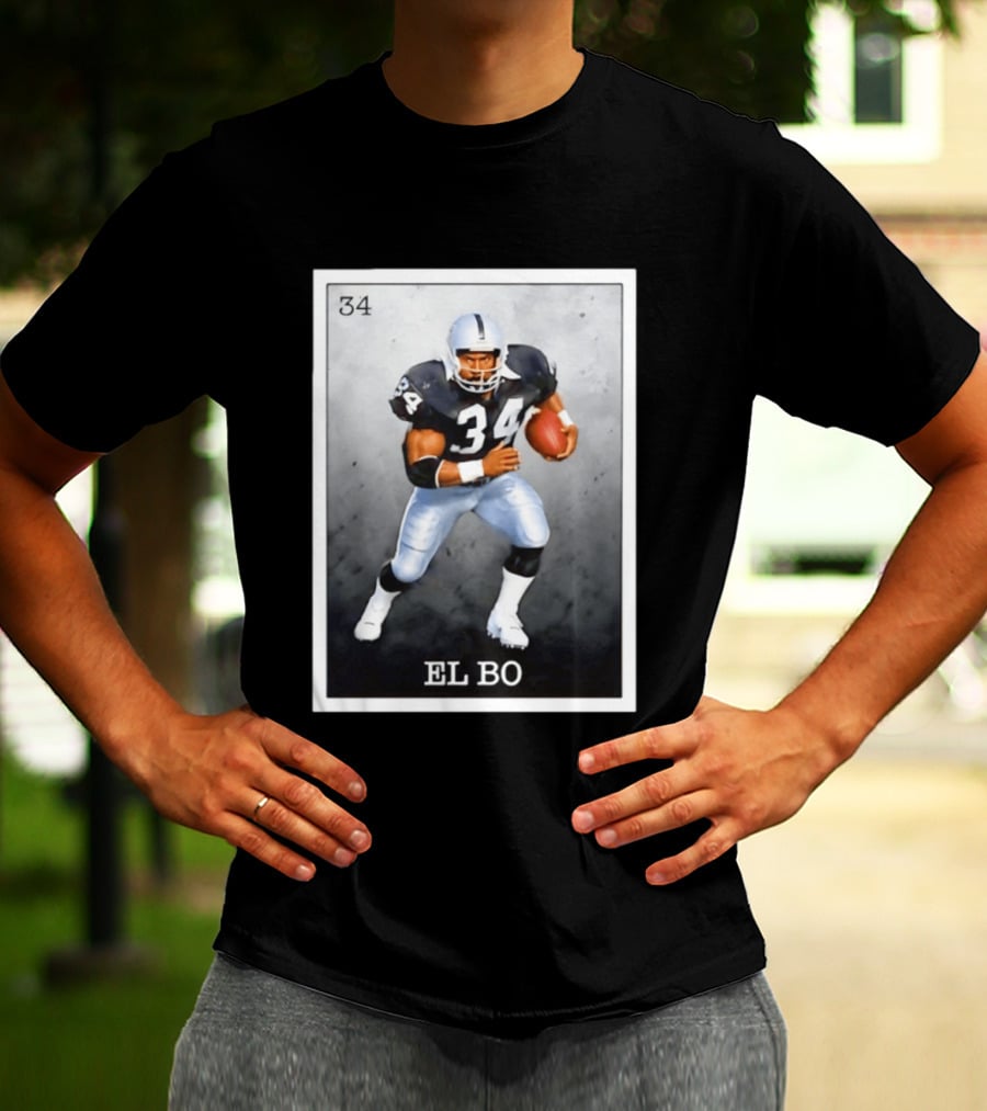 Las Vegas Raiders Football 34 EL BO Jackson T-Shirt