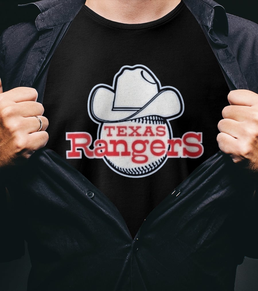 Texas Rangers 2026 Windbreaker Cowboy Hat Baseball T-Shirt