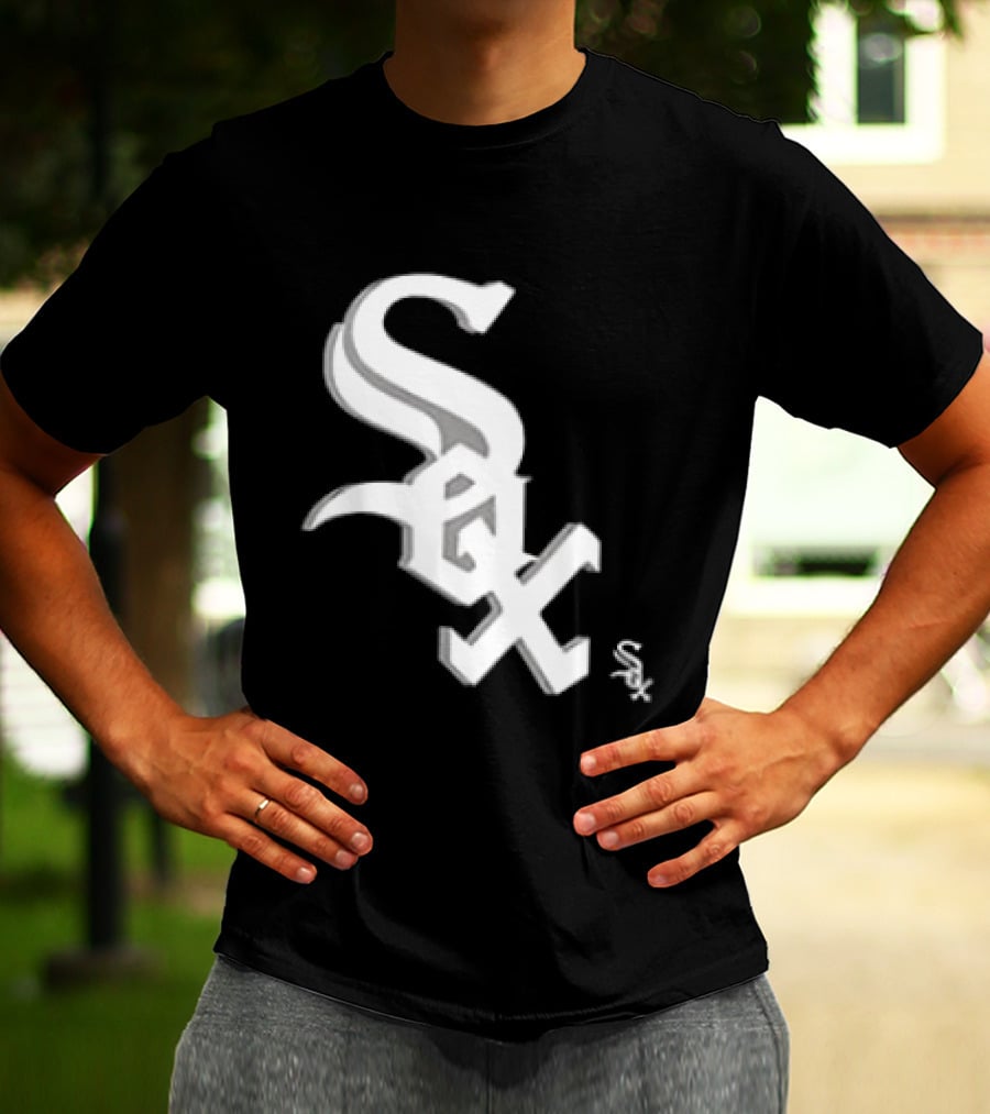 Chicago White Sox Cartoon 2 Sided Sox T-Shirt