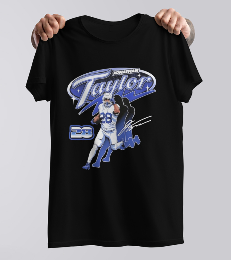 Jonathan Taylor 28 Indianapolis Colts Future Running Back T-Shirt