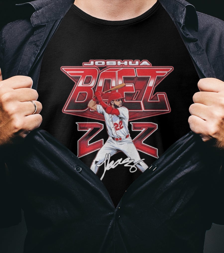 Joshua Baez 22 St. Louis Cardinals Baseball Player T-Shirt