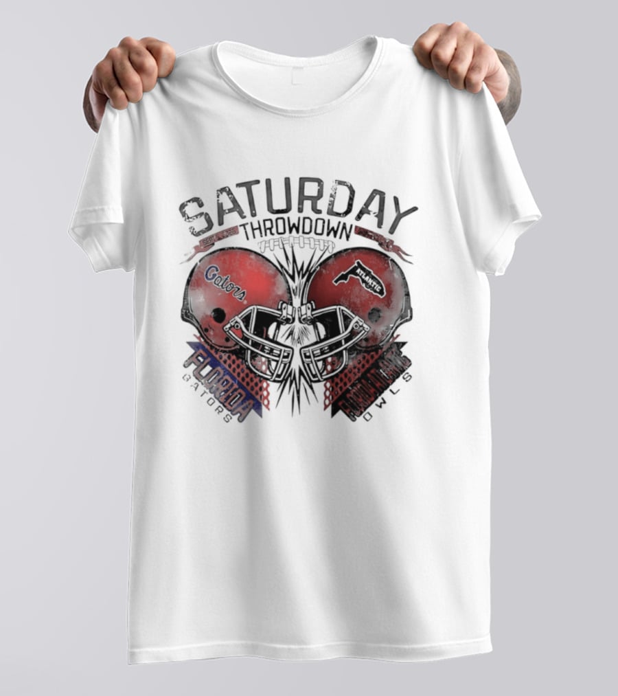 Saturday Showdown Florida Gators Vs Florida Atlantic Owls 2026 T-Shirt