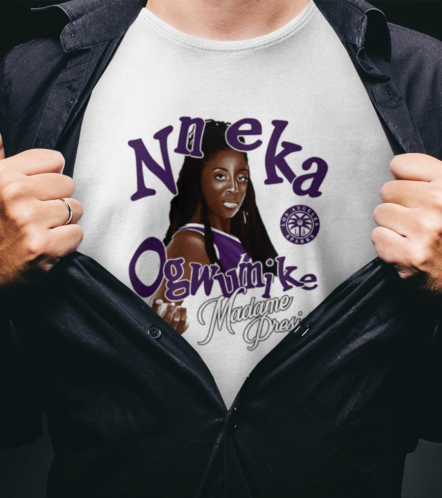 Nneka Ogwumike Madame President Los Angeles Sparks T-Shirt