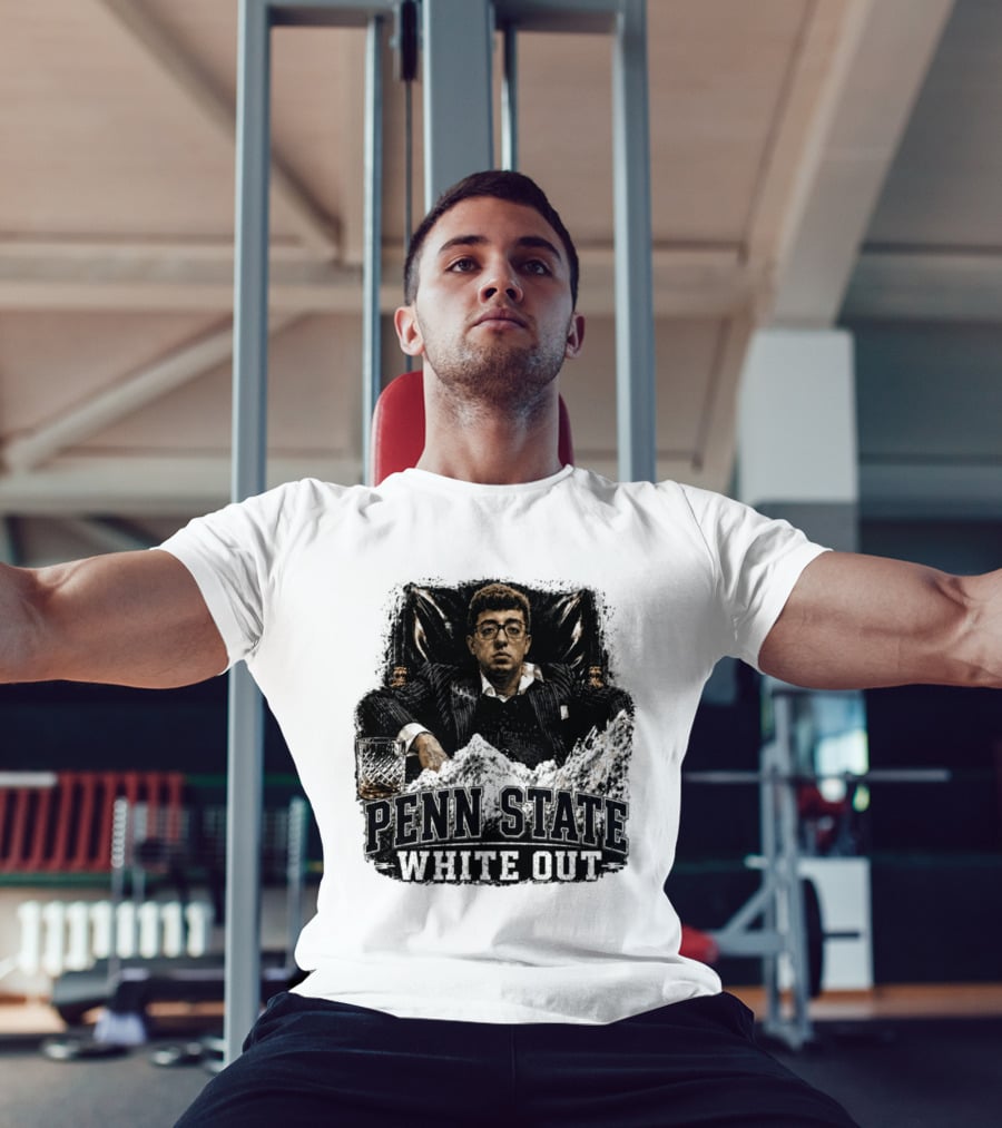 Penn State White Out Pablo Pledge Escobar Mountain Scene T-Shirt