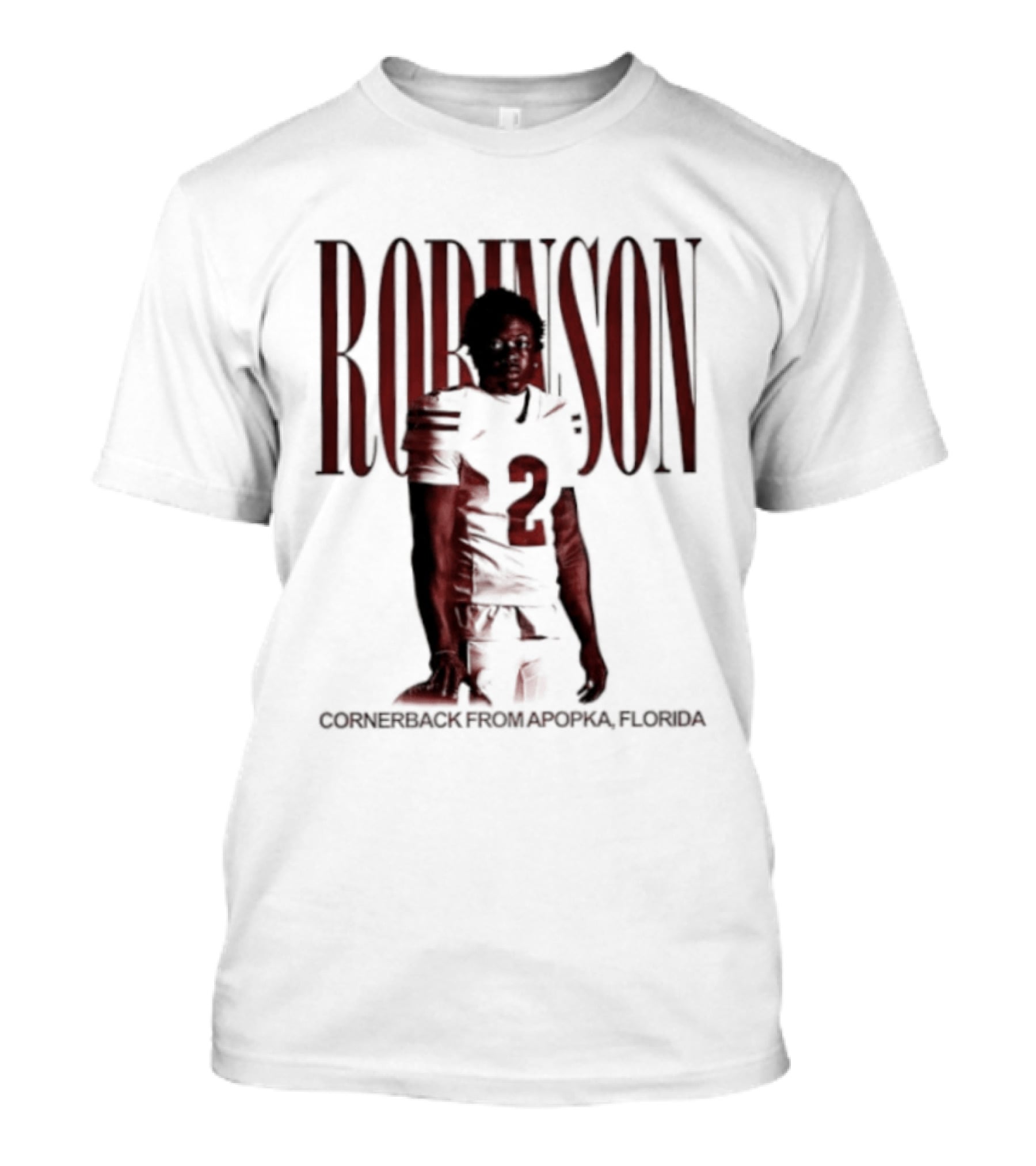 Robinson Football Cornerback From Apopka Florida T-Shirt