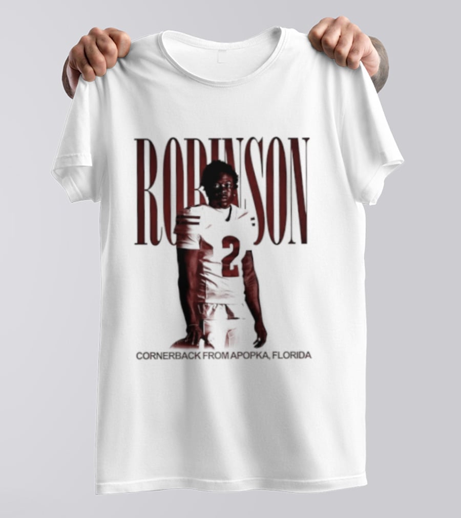 Robinson Football Cornerback From Apopka Florida T-Shirt