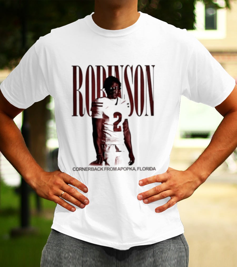 Robinson Football Cornerback From Apopka Florida T-Shirt