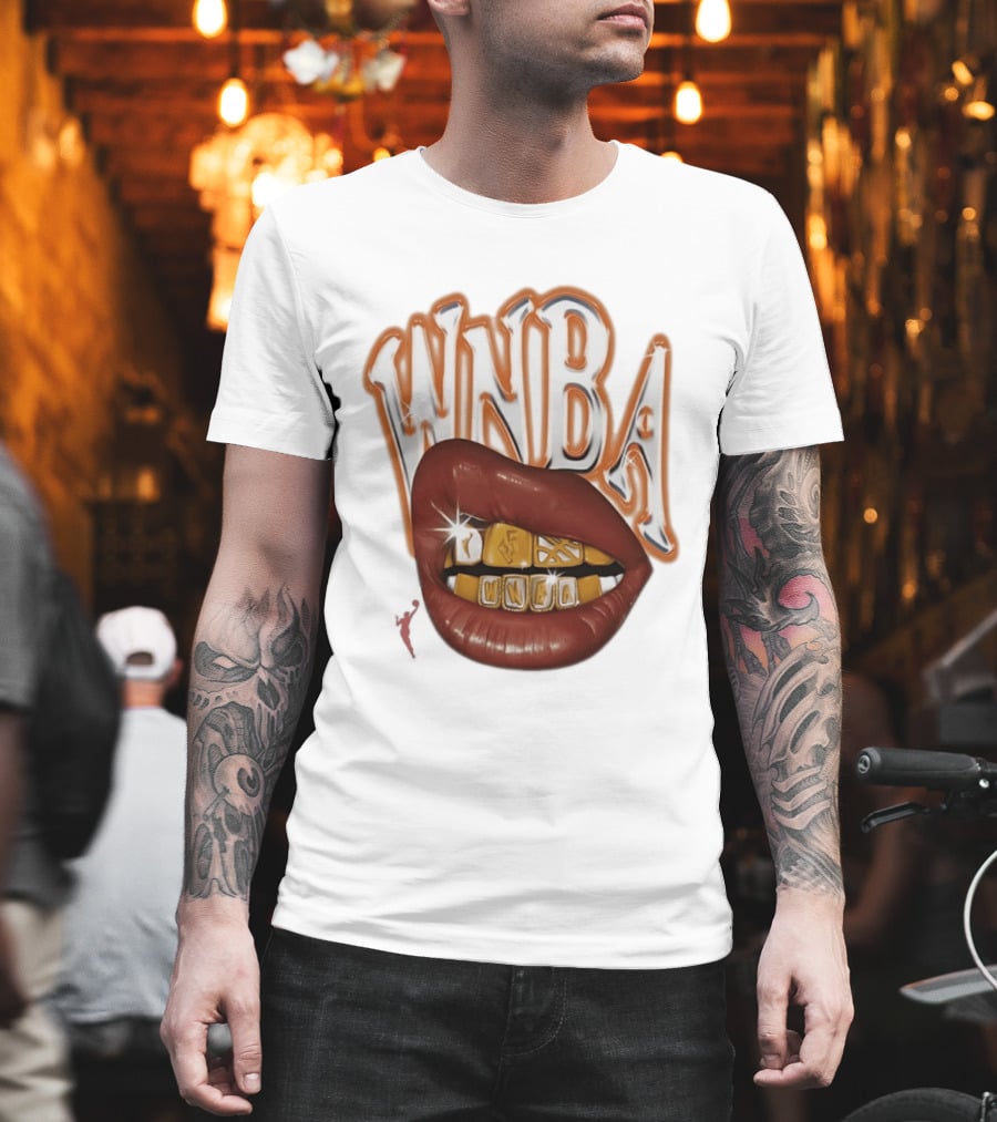 WNBA Grill Mouth Gold Teeth T-Shirt