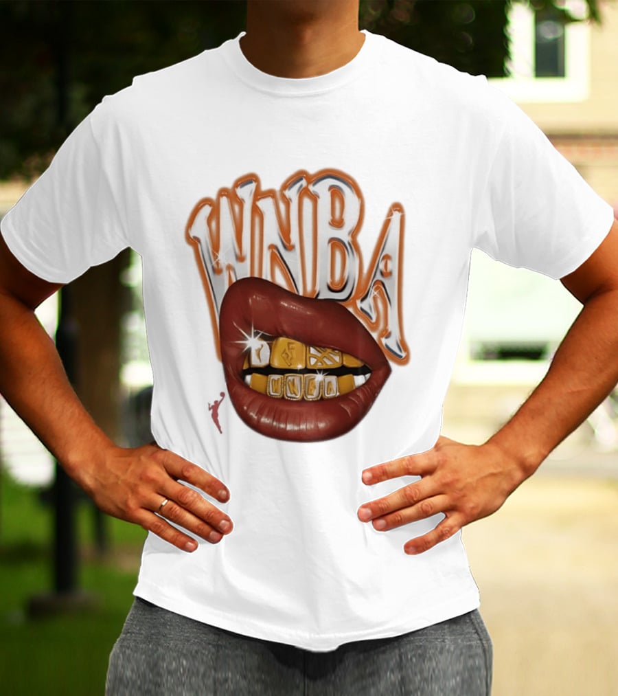 WNBA Grill Mouth Gold Teeth T-Shirt
