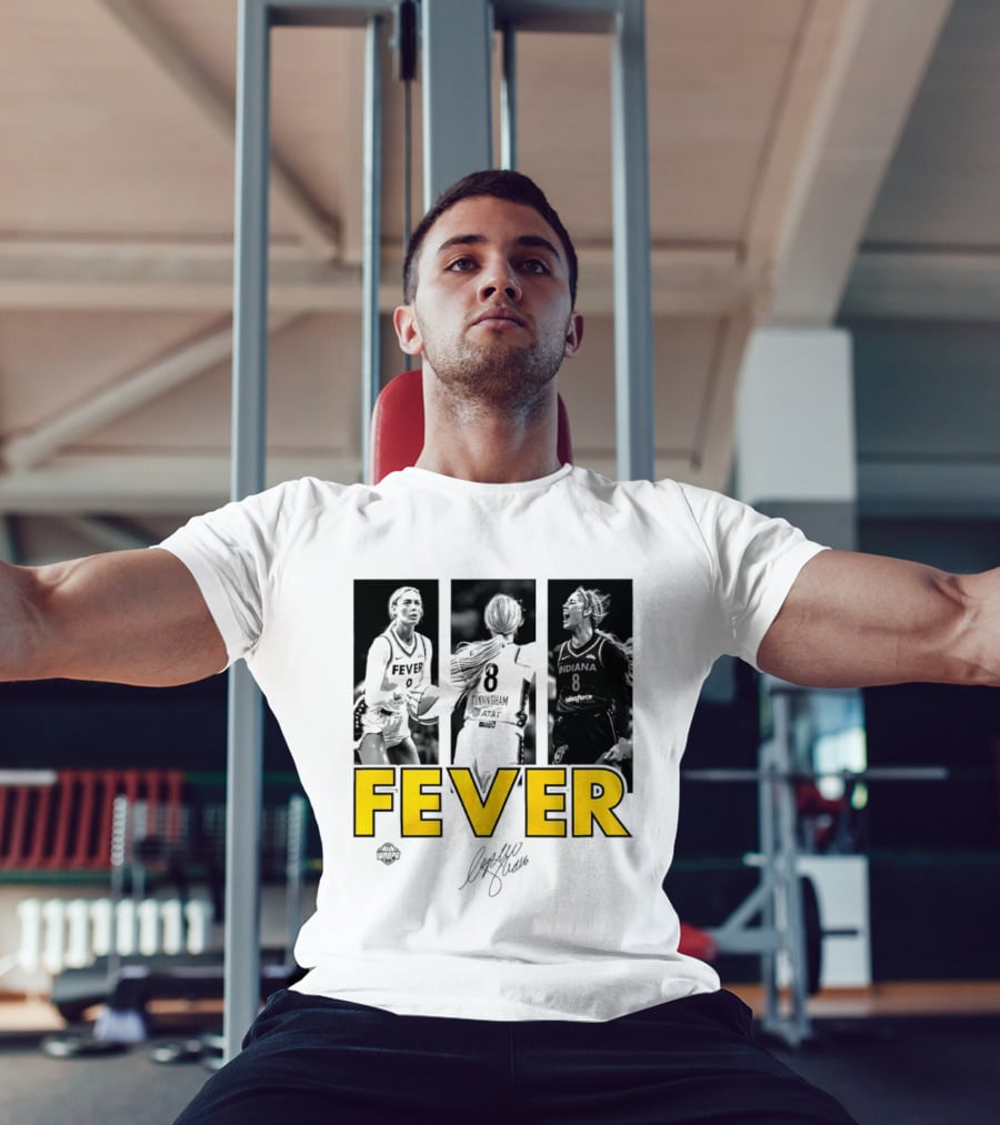 Sophie Cunningham Indiana Fever 8 Signature WNBA Player Collage T-Shirt