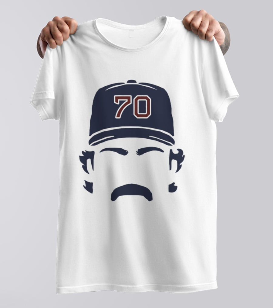 Tolle Time Stache Payton Tolle 70 Boston Red Sox Cap Moustache T-Shirt