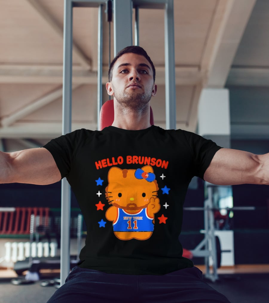 Hello Kitty Jalen Brunson New York 11 Collaboration T-Shirt