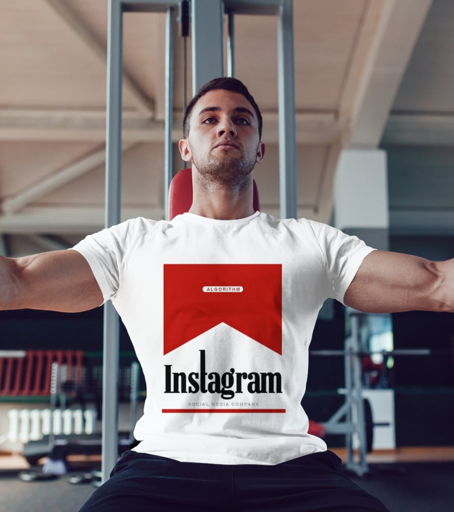 Instagram Social Media Company Algorithm Marlboro T-Shirt