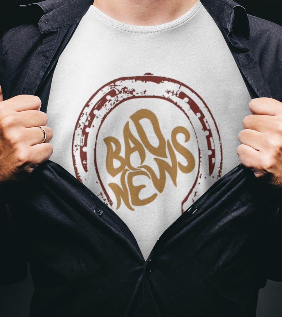 Bad News Music Controversy Horseshoe Pop Culture 2026 T-Shirt