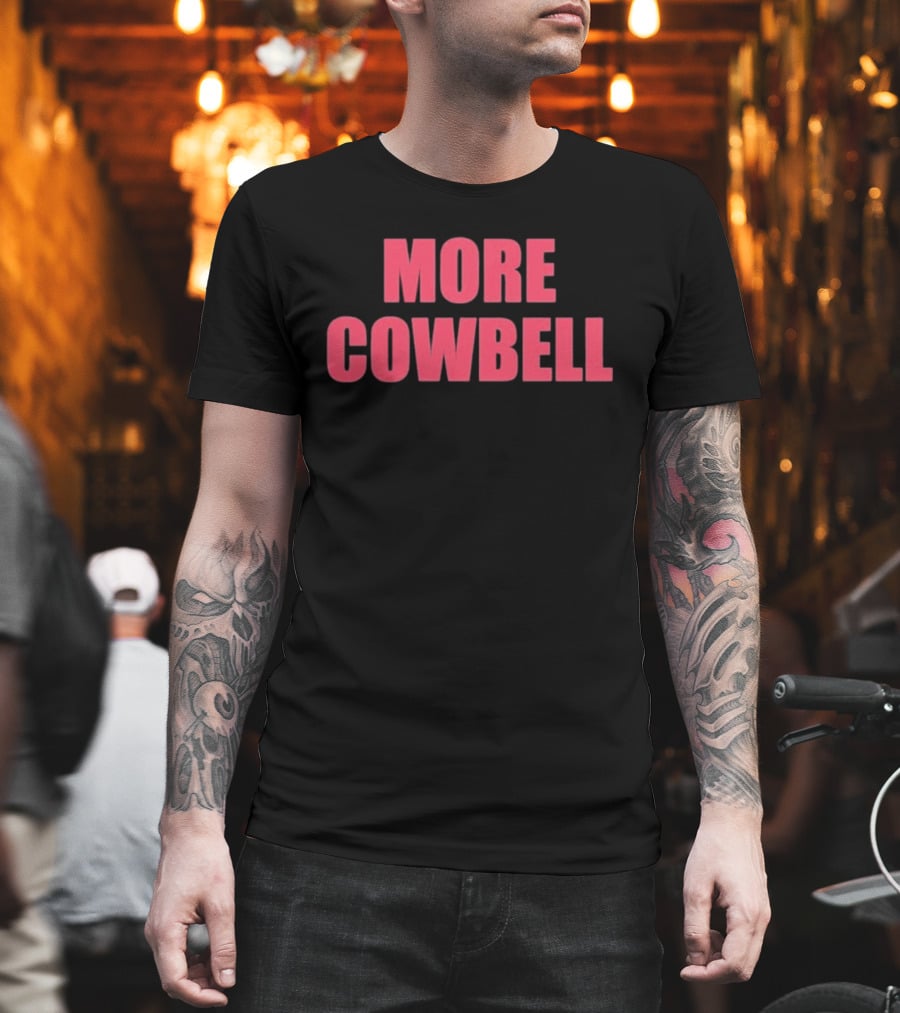 Mississippi State Bulldogs More Cowbell Football T-Shirt