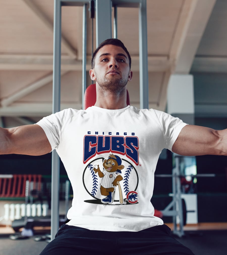 Chicago Cubs Clark The Cub MLB Baseball Character Logo 2026 T-Shirt