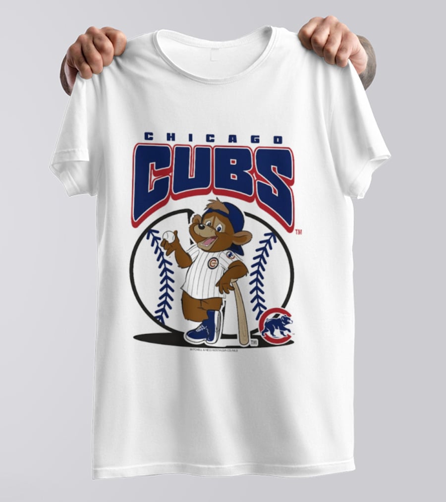 Chicago Cubs Clark The Cub MLB Baseball Character Logo 2026 T-Shirt