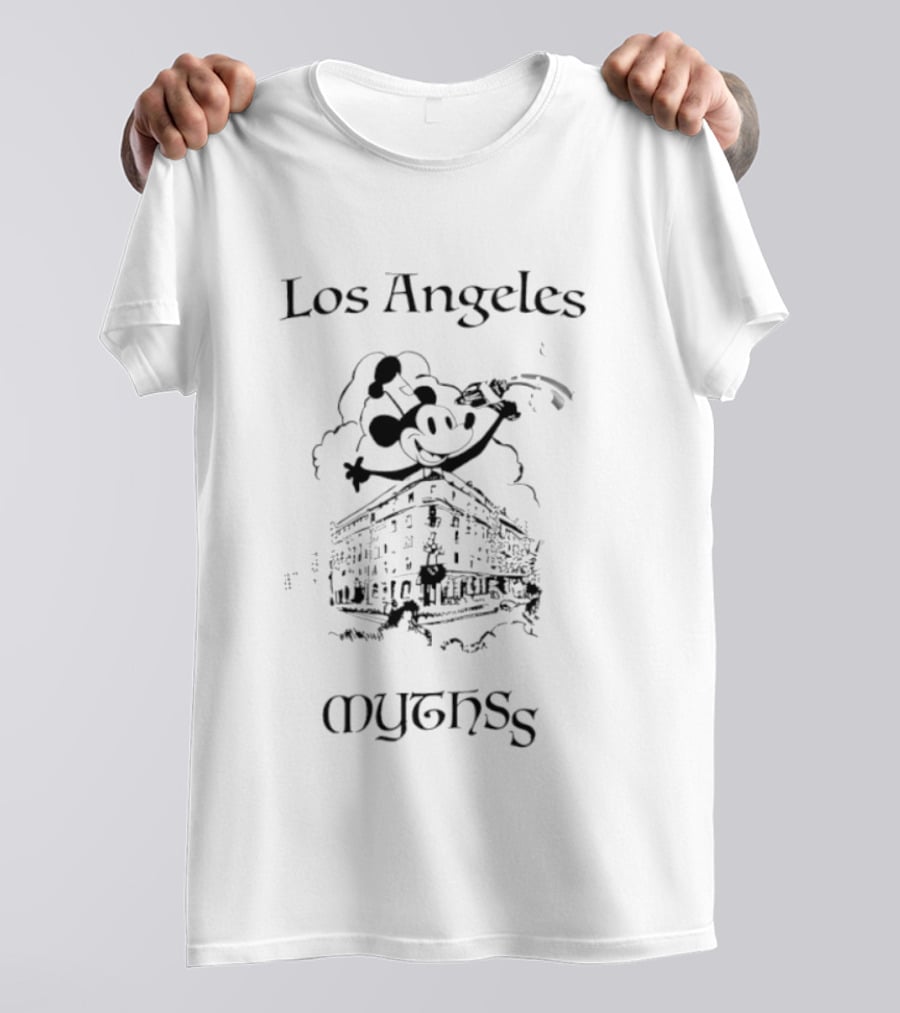 Los Angeles Mickey Mouse Mythss Paly Hollywood Namjoon RM T-Shirt
