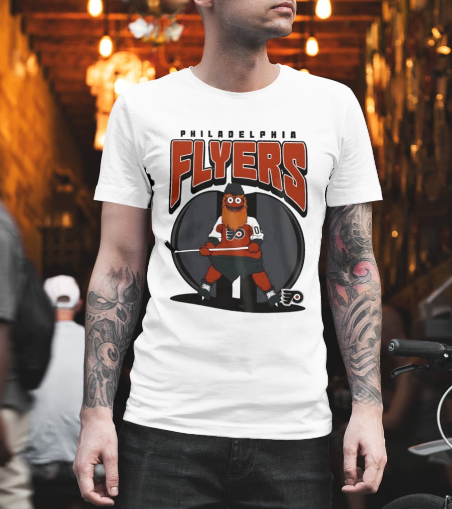 Philadelphia Flyers Gritty Mania NHL 2026 Hockey Mascot Fan Gear T-Shirt