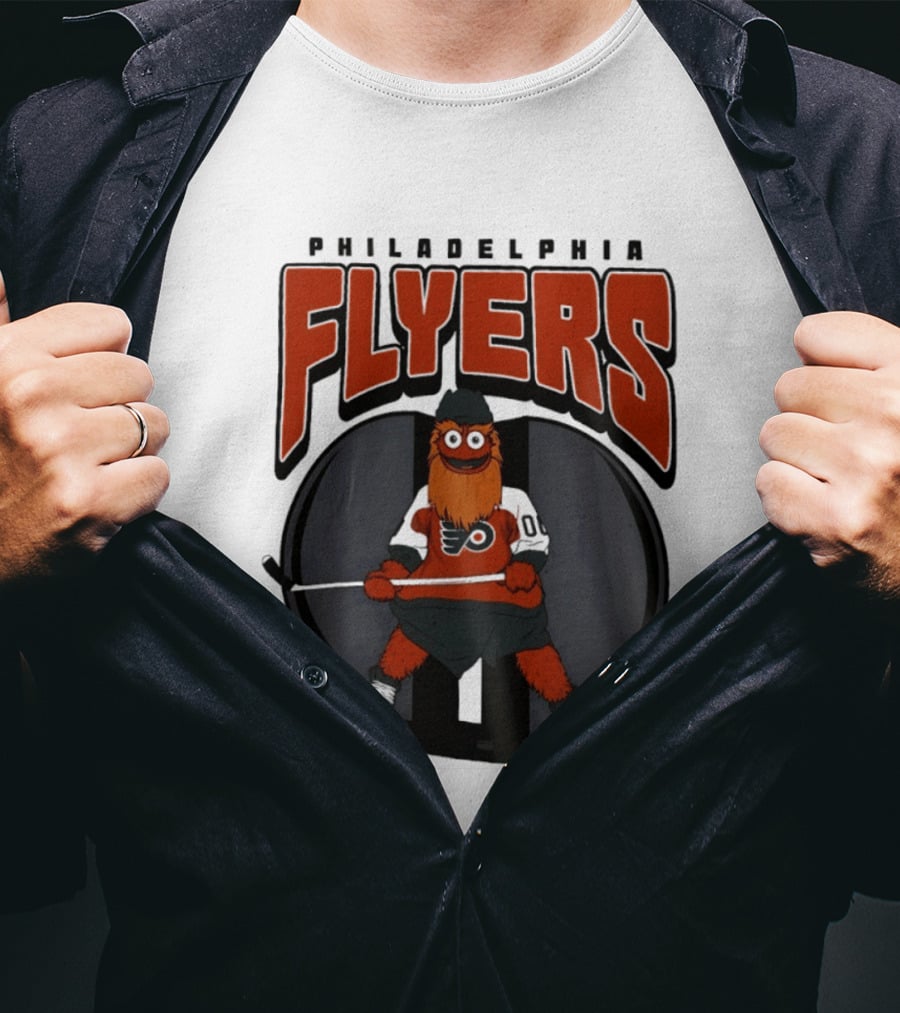 Philadelphia Flyers Gritty Mania NHL 2026 Hockey Mascot Fan Gear T-Shirt