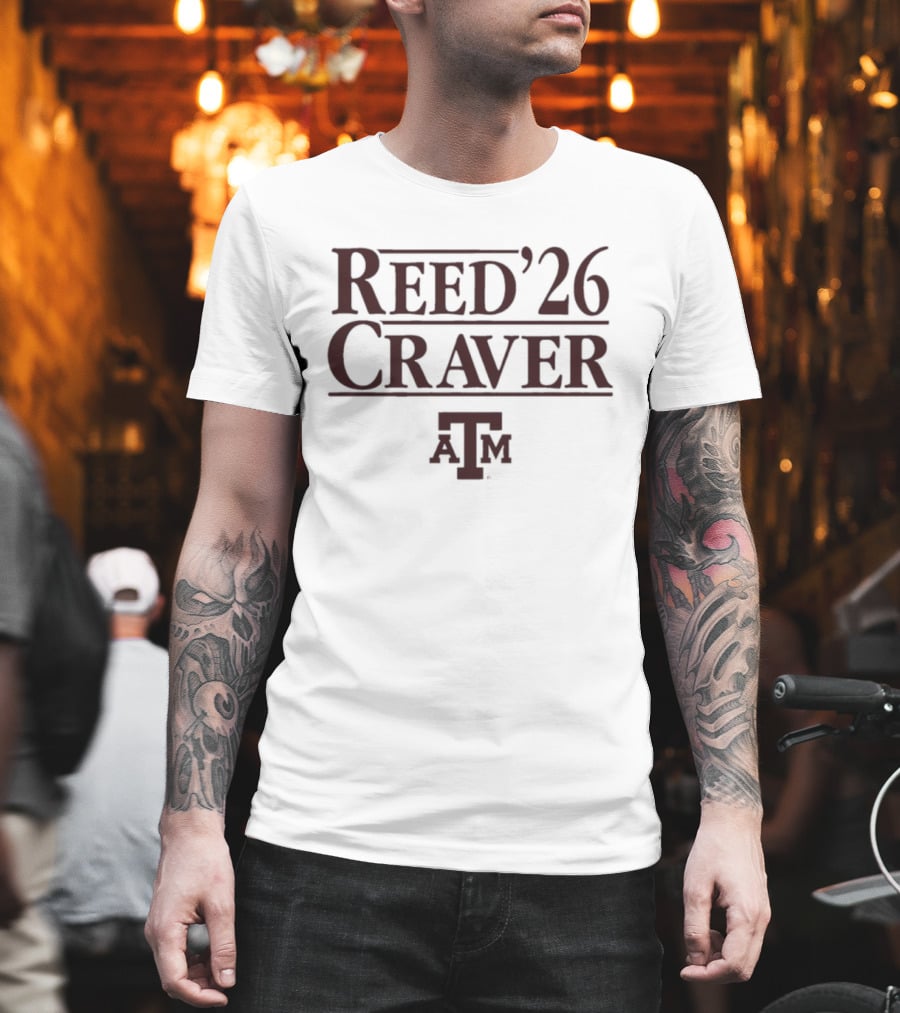 Reed '26 Craver Texas A&M Football ATM T-Shirt
