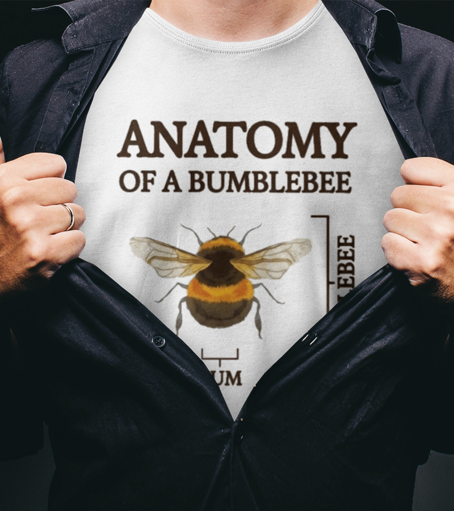 Anatomy Of A Bumblebee Bum Blebee T-Shirt