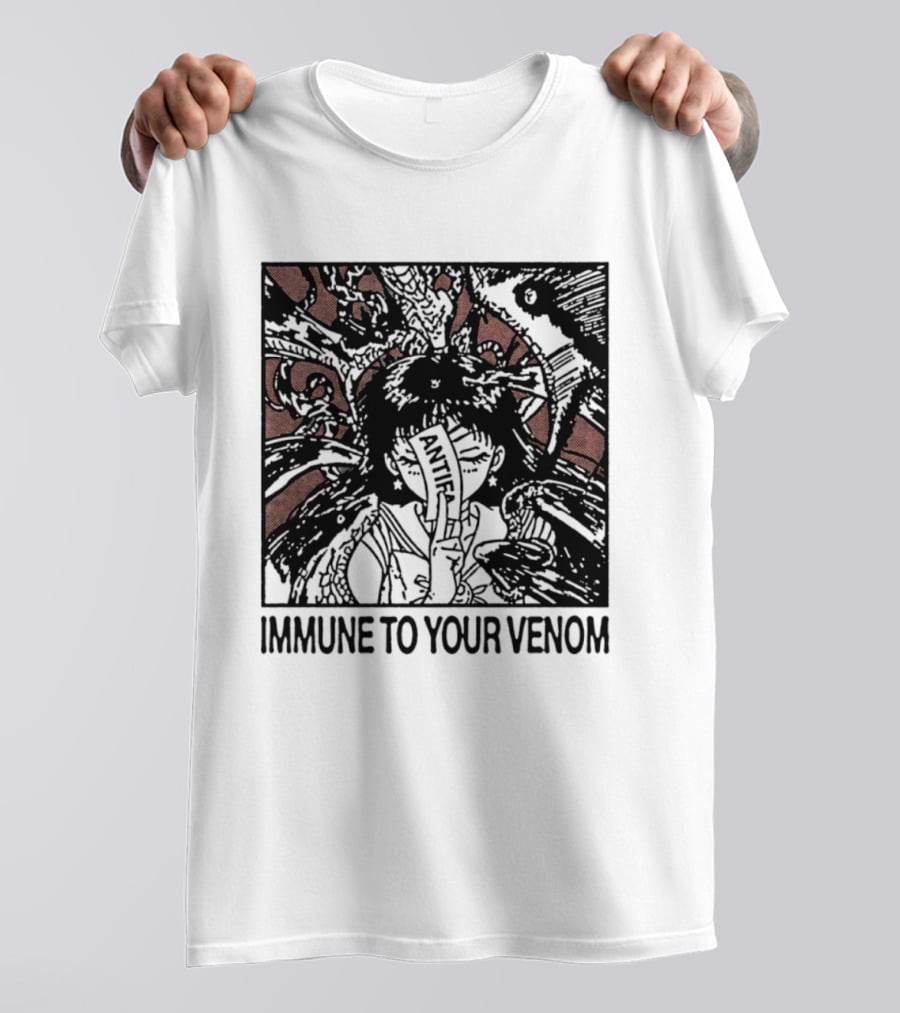 Antifa Immune To Your Venom Antifascist T-Shirt