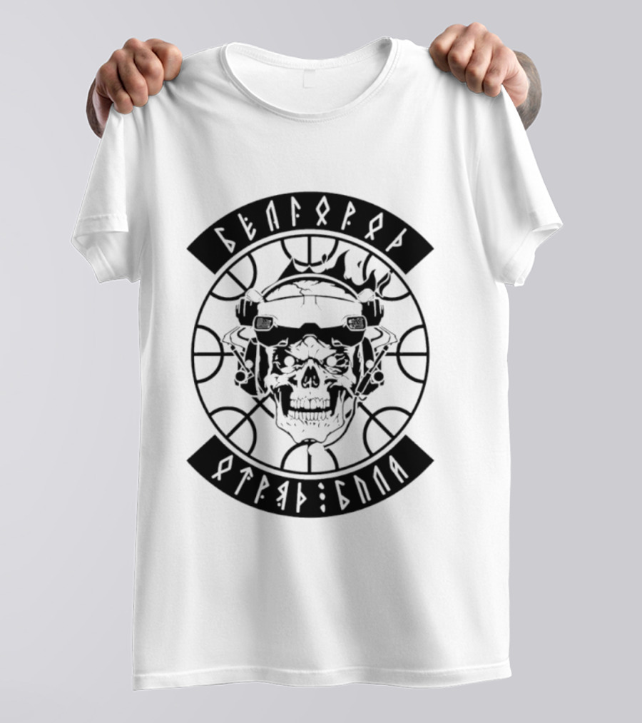 Belgorod UAV Squad Skull Tactical Military Skull T-Shirt