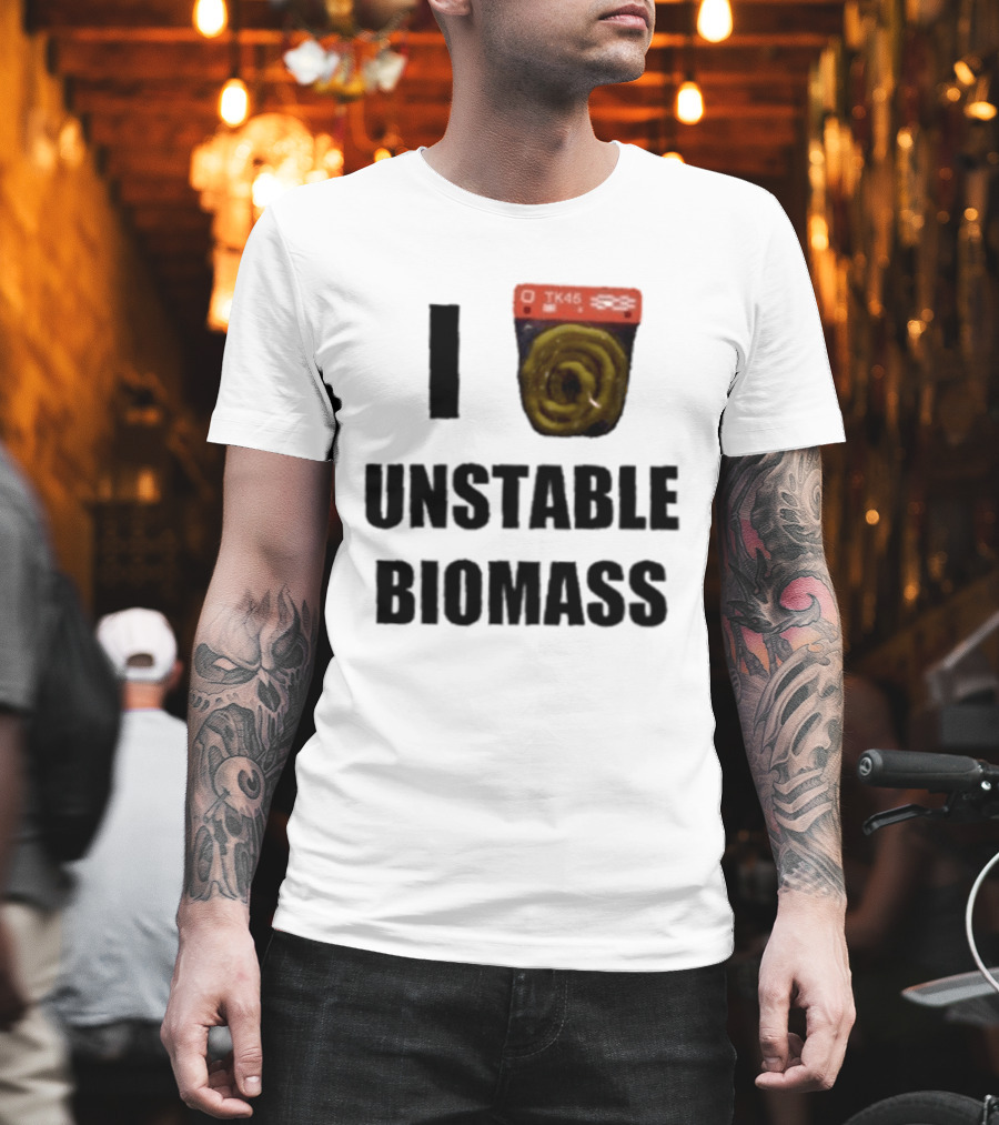 I Love Unstable Biomass TK45 Sci Fi Laboratory T-Shirt