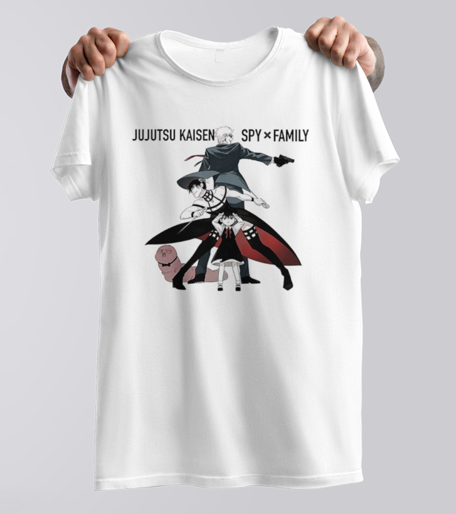 Jujutsu Kaisen Spy X Family Anime Crossover Collaboration Characters T-Shirt