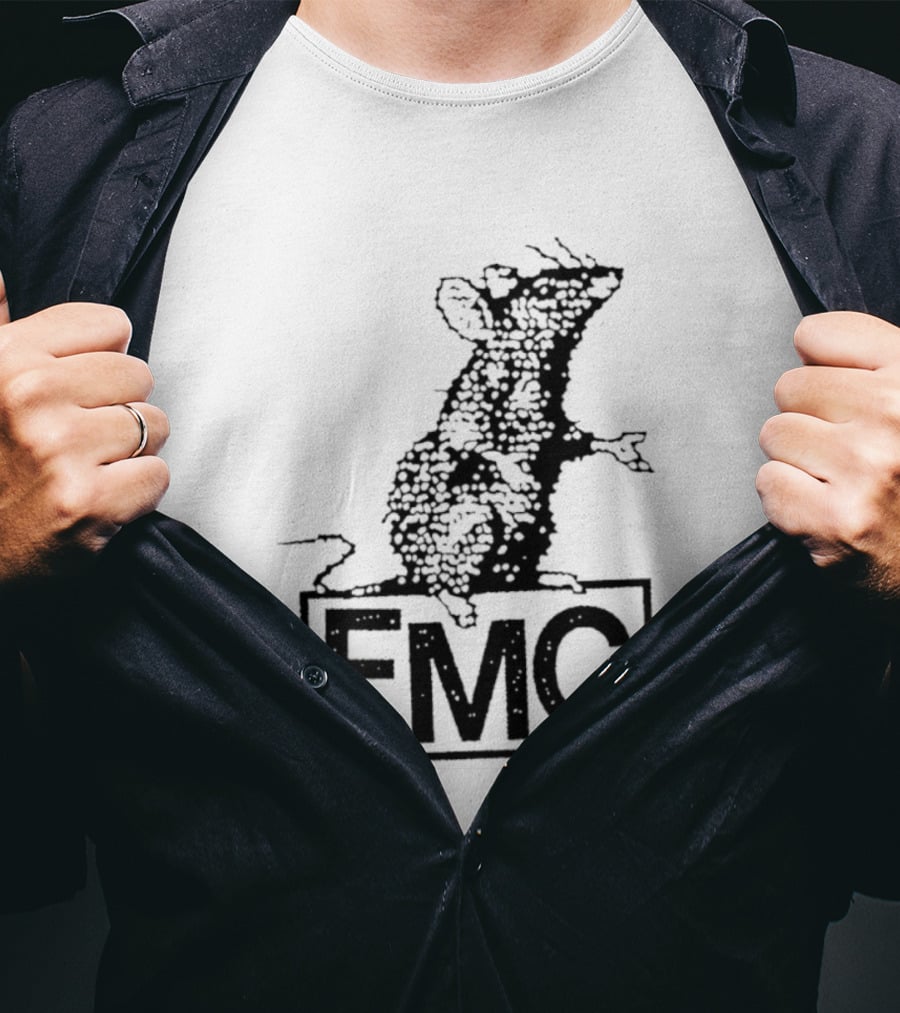 FMC Rat Rodent Sketch Drawing T-Shirt