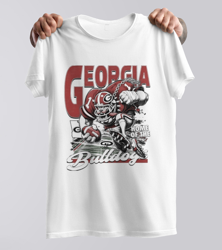 Georgia Bulldogs Home Of The Football Bulldogs T-Shirt