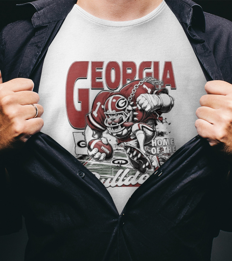 Georgia Bulldogs Home Of The Football Bulldogs T-Shirt